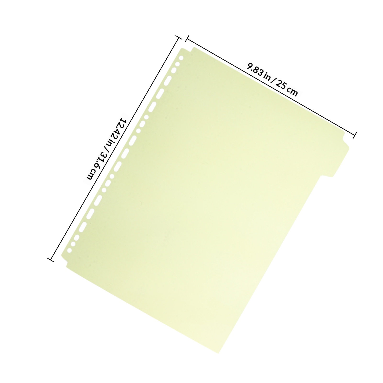 6Pcs File Binder Dividers A4 I - Index Tab Divider recension och pris