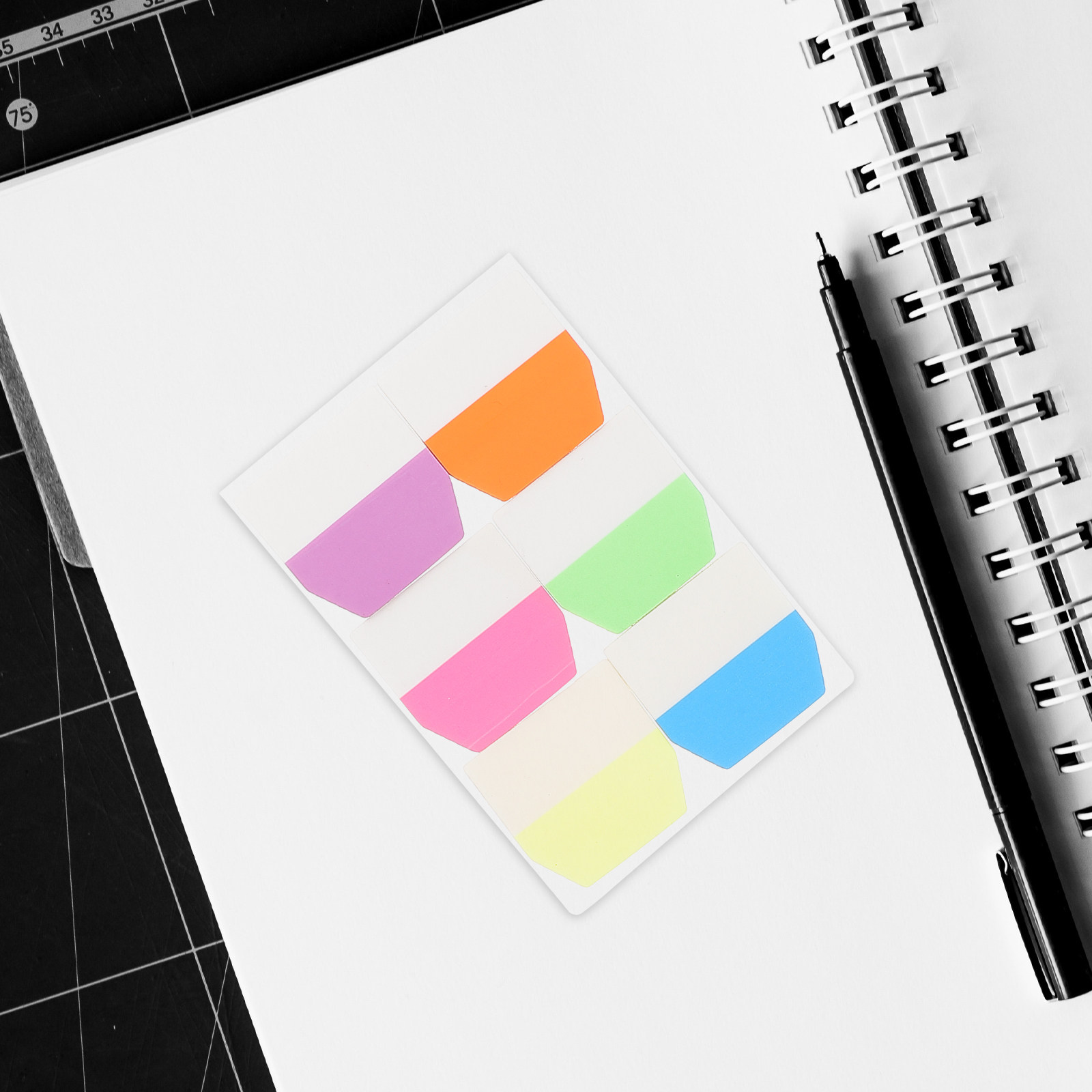 3Sets Colored Sticky Tabs Writ - Index Tab Divider recension och pris